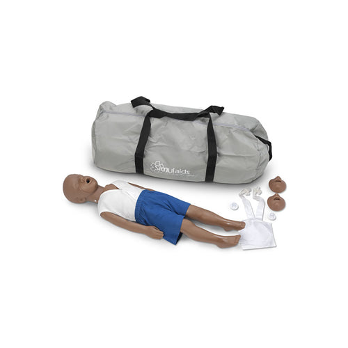 Manechin Kyle™ CPR, copil de 3 ani – piele inchisa la culoare
