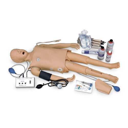 Manechin pediatric complet CRiSis™ cu sistem avansat de gestionare a cailor respiratorii