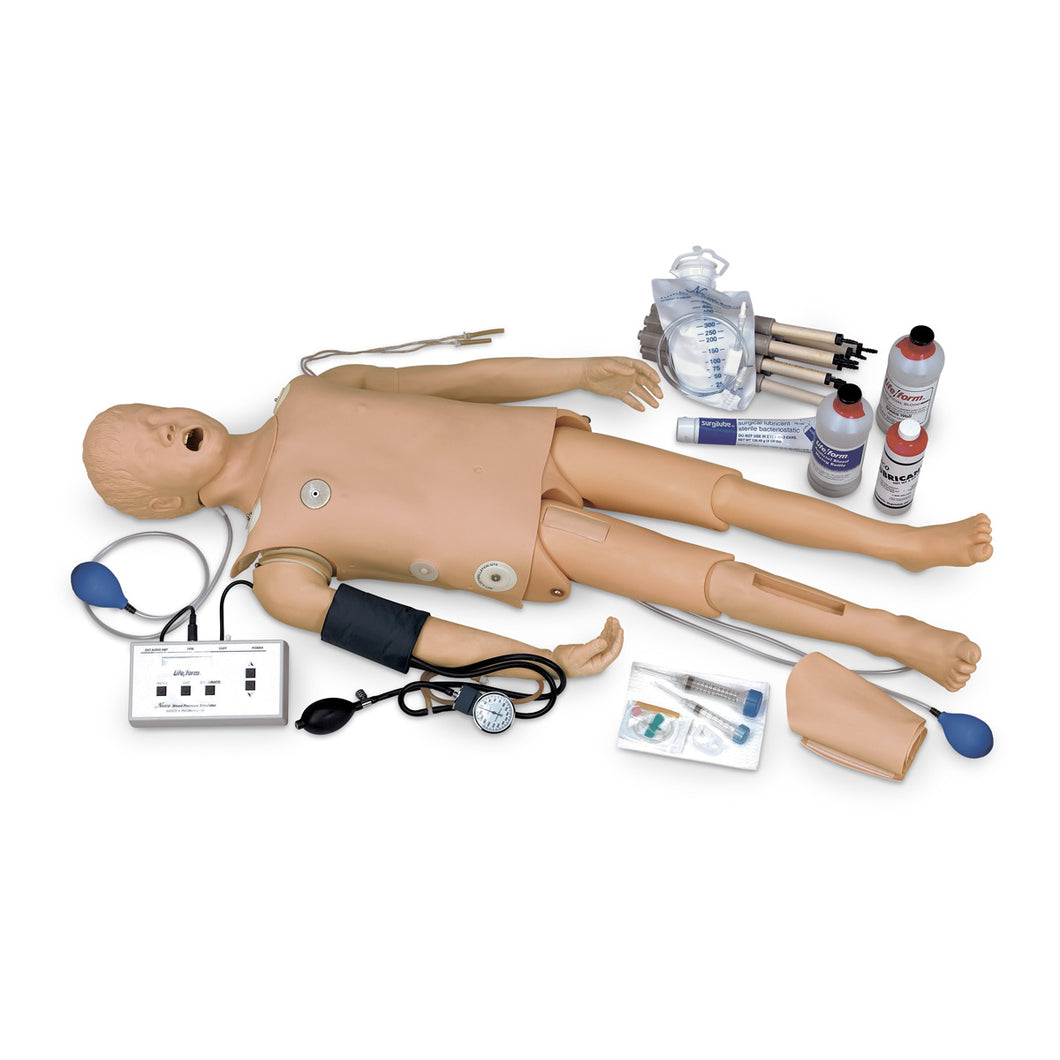 Manechin pediatric complet CRiSis™ cu sistem avansat de gestionare a cailor respiratorii