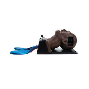 AirSim Cai Respiratorii Dificile - Cap pentru Intubatie Adult, piele inchisa la culoare