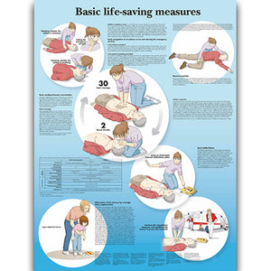 Poster "Măsuri de bază de salvare a vieţii"