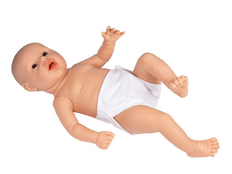 Bebeluş pentru educație parentală , băiat, piele deschisă la culoare,2,4 kg