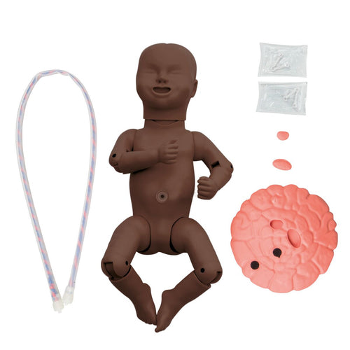 Set complet pentru bebelusi, piele inchisa la culoare
