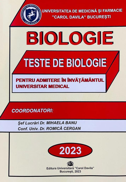 Teste de Biologie 2023