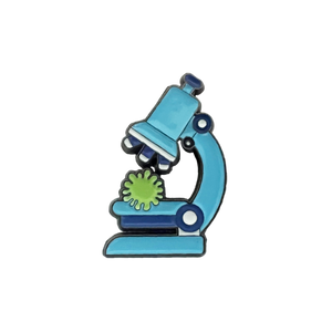 Pin "Blue microscope"