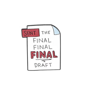 Pin "Final draft"